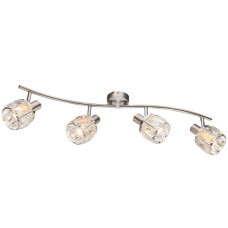 Φωτιστικό Σποτ 4xE14 230V Σατινέ 955SHEEN4/SN